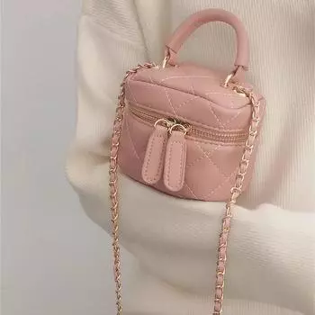 Черно-белые ромбические клетчатые сумки на ремне, мини-квадратная косметичка из искусственной кожи, сумки через плечо, кошелек, держатель для губной помады, сумка для хранения чёрный