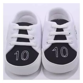 Черно-белые туфли унисекс на шнуровке