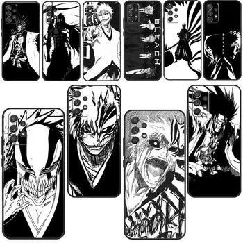 Черно-белый чехол для телефона с рисунком аниме «Блич» для Samsung Galaxy A12 A22 A32 A42 A52 A72 A11 A51 A71 A52S A50 A70 A21S, чехол Samsung A10