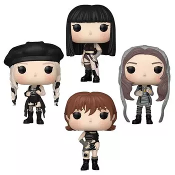 ЧЕРНО-РОЗОВЫЙ Джису Дженни Роуз Лиза Розовый Веном набор из 4 фигурок Funko Funko POP!
