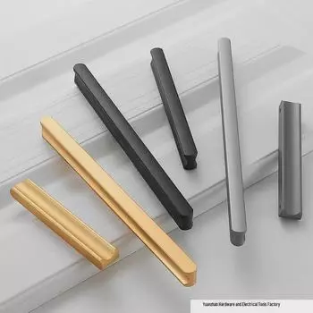 Черно-серая современная ручка для ящика шкафа класса люкс Standard