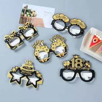 Черно-золотые бумажные стаканы на день рождения, с 18-40-летием, украшение для вечеринки для взрослых, 18-40 лет, забавный реквизит для фото, подарки своими руками