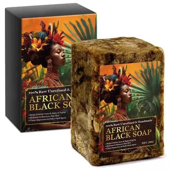 Черное мыло Питательное Увлажняющее Мягкое Нераздражающее Гладкое Черное мыло для кожи 100 г One Size