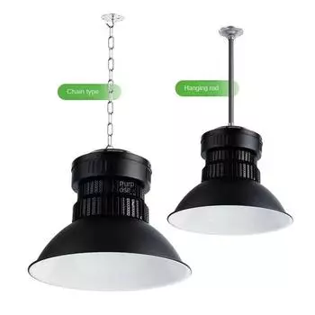 Черное освещение Фабричное здание Склад Мастерская Освещение Супер Яркая люстра для спортзала Потолочный светодиодный светильник для шахт