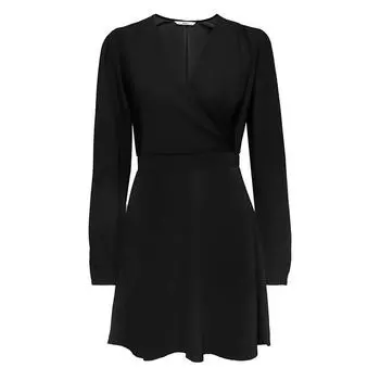 Черное платье с запахом Alma ТОЛЬКО для женщин XS чёрный