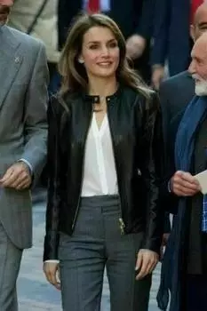 Черное высококачественное байкерское пальто, классическая женская куртка из натуральной овечьей кожи XS чёрный