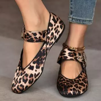 Черные балетки с пряжкой из ленты, новые туфли на плоской подошве с круглым носком и плоским каблуком для женщин 35 чёрный