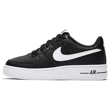 Черные белые кроссовки Nike Air Force 1 GS CT7724-001