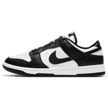 Черные белые мужские кроссовки Nike Dunk Low DD1391-100 43