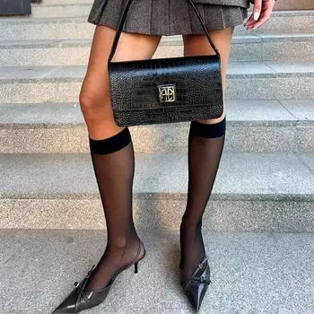 Черные белые сексуальные выше колена длинные носки женские милые девушки Лолита бант бедра высокие чулки в сеточку готический панк кружевные сетчатые леггинсы One Size чёрный