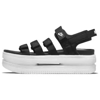 Черные белые женские кроссовки Nike Icon Classic Sandal DH0223-001 42