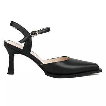 Черные бежевые женские босоножки на высоком каблуке, большой размер 43 35 чёрный