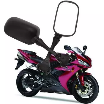 Черные боковые зеркала заднего вида для мотоцикла YAMAHA R1 2007-2008 YZF R6 2006-2007 для yamaha FZ1S FZ1-S 2006 2007 2008 2009 CB11004BK