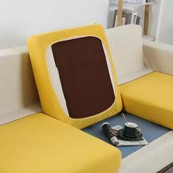 Черные чехлы на сиденья дивана для мебели, эластичные защитные чехлы для домашних животных, детские моющиеся съемные чехлы для диванов для гостиной Back cushion cover