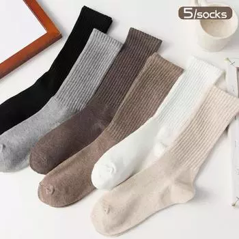 Черные чулки детские средней длины, белые утолщенные хлопковые носки с дезодорантом, баскетбольные мужские чулки One Size темно-серого