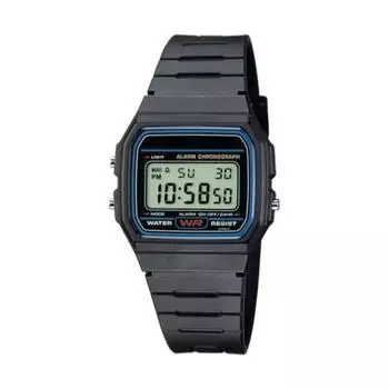 Черные цифровые солдатские наручные часы унисекс