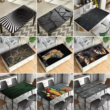 Черные цветы, обои для обеденного стола, самоклеящиеся водостойкие виниловые обои для шкафа, столешницы, ремонт, наклейка, декор комнаты 60x90cm(whole 1 pcs)