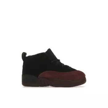 Черные детские кроссовки A Ma Manire x Air Jordan 12 Retro SP TD Burgundy-Crush FB2687-001 25