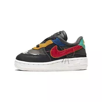 Черные детские кроссовки Nike Air Force 1 Low TD History Month CV2416-001