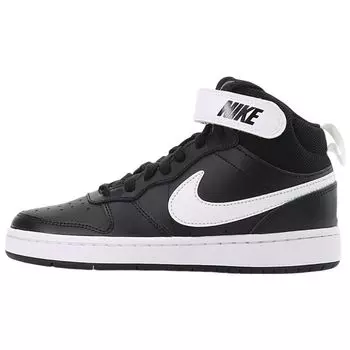 Черные детские кроссовки Nike Court Borough Mid 2 GS CD7782-010 38.5