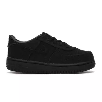 Черные детские кроссовки Nike Stussy x Air Force 1 Low TD DC8306-001