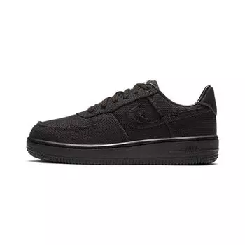 Черные детские кроссовки Nike Stussy x Air Force 1 Low PS DD1578-001