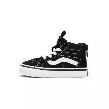Черные детские кроссовки Vans Sk8-Hi Toddler White VN000XG5Y28 21
