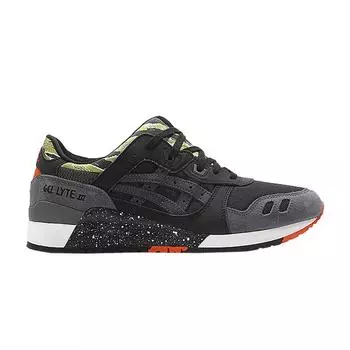 Черные камуфляжные кроссовки унисекс ASICS Gel Lyte 3 H7Y0L-9090