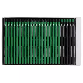 Черные карандаши для письма 20 шт. HB и 5 шт. 2B, набор графитовых карандашей для детей, студентов, взрослых, художников, рисунков