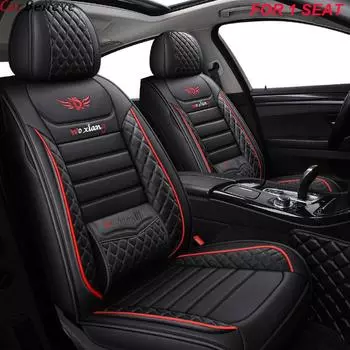 Черные кожаные чехлы на автомобильные сиденья для Honda Civic 2006 2011 Accord 2003 2007 Crv 2008 Vezel Fit Jazz Stepwgn Shuttle Price for 1 seat