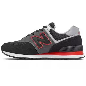 Черные красные кроссовки унисекс New Balance 574 Velocity ML574SM2