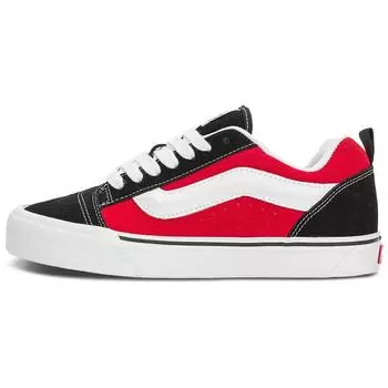 Черные красные кроссовки унисекс Vans Knu-Skool True-White VN0009QC6RT 36