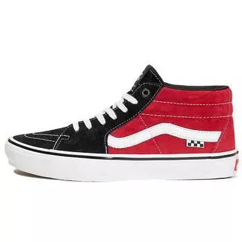 Черные красные кроссовки унисекс Vans Skate Grosso VN0A5FCG458 35