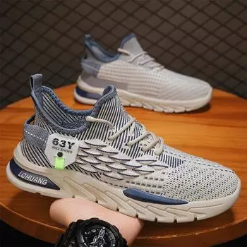 Черные кроссовки для бега, повседневные кроссовки, белые уличные туфли с дышащей сеткой, мужская легкая амортизирующая спортивная обувь 43