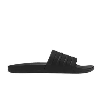 Черные кроссовки унисекс adidas Adilette Cloudfoam Plus Mono Slide S82137