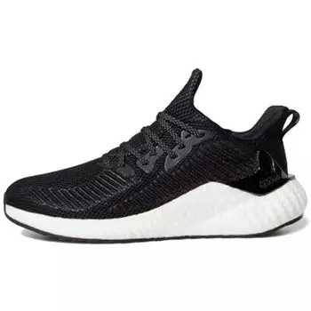 Черные кроссовки унисекс adidas Alphaboost белые EF1183