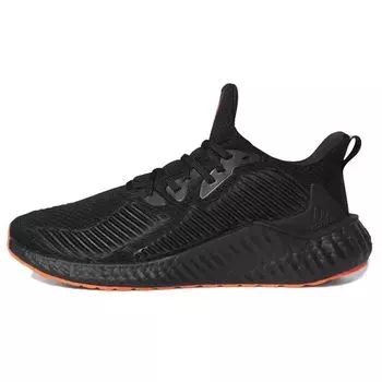 Черные кроссовки унисекс adidas AlphaBoost Core золотисто-металлические однотонно-серые EH3317