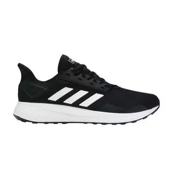 Черные кроссовки унисекс adidas Duramo 9 Core Cloud-White BB7066