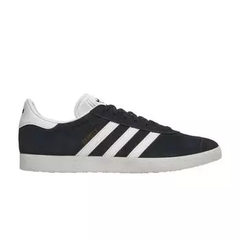 Черные кроссовки унисекс adidas Gazelle Black Running-White BB5476 35