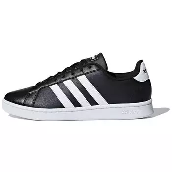 Черные кроссовки унисекс adidas Grand Court Core-Black Cloud-White F36393