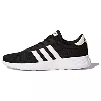 Черные кроссовки унисекс adidas Lite Racer Core Footwear-White BB9774