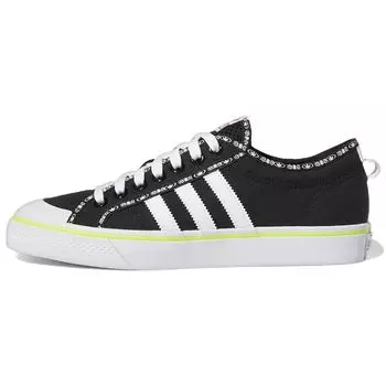 Черные кроссовки унисекс adidas Nizza Core Cloud-White Vivid-Red GX6094 36
