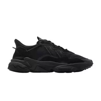 Черные кроссовки унисекс adidas Ozweego Core Cloud-White Matte-Silver FV9665