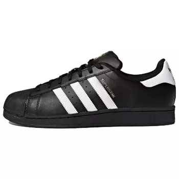 Черные кроссовки унисекс adidas Superstar Core B27140 44