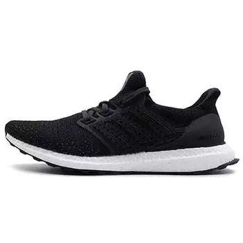 Черные кроссовки унисекс adidas UltraBoost Clima White CG7081