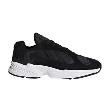 Черные кроссовки унисекс adidas Yung-1 Core Cloud-White CG7121