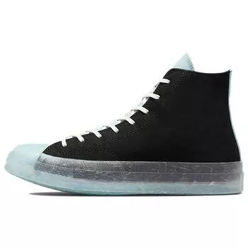 Черные кроссовки унисекс Converse Renew Chuck 70 High Egret Forest-Pine 171662C 35