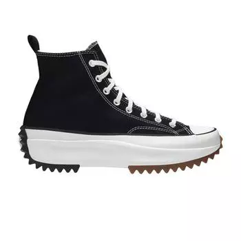 Черные кроссовки унисекс Converse Run Star Hi White Gum 166800C