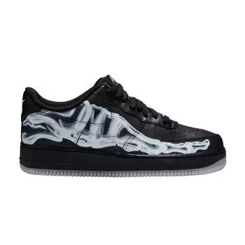 Черные кроссовки унисекс Nike Air Force 1 07 QS Skeleton BQ7541-001