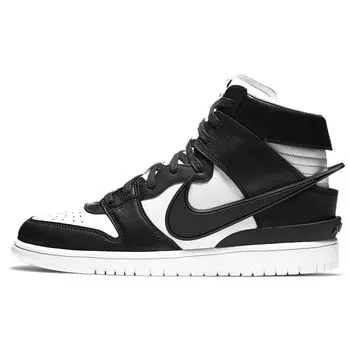 Черные кроссовки унисекс Nike AMBUSH x Dunk High White Spruce-Aura CU7544-001 35.5